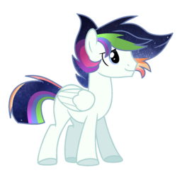 Size: 1232x1216 | Tagged: dead source, safe, artist:rainbows-skies, oc, oc only, oc:shooting star (bronyponyyy2340), pony, magical lesbian spawn, male, offspring, parent:rainbow dash, parent:twilight sparkle, parents:twidash, simple background, solo, stallion, transparent background