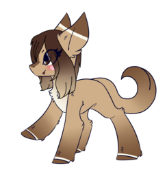 Size: 1024x1048 | Tagged: safe, artist:okimichan, oc, oc only, oc:claire, earth pony, pony, augmented tail, female, mare, simple background, solo, transparent background
