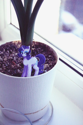 Size: 3456x5184 | Tagged: safe, artist:ipoloarts, rarity, g4, craft, irl, magnet, photo, plant