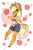 Size: 1750x2625 | Tagged: safe, artist:misshammer, applejack, earth pony, anthro, unguligrade anthro, g4, clothes, female, hat, heart hands, solo