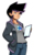 Size: 529x858 | Tagged: source needed, safe, artist:reiduran, oc, oc only, oc:corona flare, human, clothes, female, hoodie, humanized, humanized oc, pants, shirt, simple background, solo, sweater, transparent background