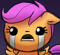 Size: 204x189 | Tagged: safe, artist:lumineko, edit, scootaloo, g4, biblethump, cropped, crying, scootaloo can't fly, scootasad, the binding of isaac