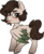 Size: 666x818 | Tagged: safe, artist:ivybrush, oc, oc only, oc:pacific pine, pegasus, pony, blushing, female, heart eyes, looking at you, looking back, looking back at you, simple background, solo, tongue out, transparent background, wingding eyes