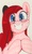 Size: 1908x3204 | Tagged: safe, artist:theobrobine, pinkie pie, earth pony, pony, g4, blushing, cute, cuteamena, female, floppy ears, happy, hooves together, looking at you, mare, pinkamena diane pie, shiny, smiling, solo, traditional art