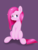 Size: 1361x1804 | Tagged: safe, artist:theobrobine, pinkie pie, earth pony, pony, g4, female, floppy ears, frown, mare, pinkamena diane pie, sad, simple background, sitting, solo