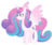 Size: 1024x851 | Tagged: safe, artist:ashidaii, princess flurry heart, pony, g4, big hair, female, long mane, older, older flurry heart, simple background, solo, transparent background