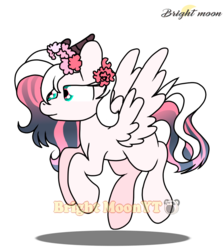 Size: 881x984 | Tagged: safe, artist:sleppchocolatemlp, oc, oc only, oc:abysmal soul, pegasus, pony, female, horns, mare, simple background, solo, transparent background