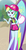 Size: 327x631 | Tagged: safe, screencap, rainbow dash, blue crushed, equestria girls, g4, my little pony equestria girls: better together, board shorts, cap, clothes, cropped, female, geode of super speed, hat, magical geodes, rainbow dash's beach shorts swimsuit, shorts, solo, surfboard, swimsuit