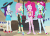 Size: 770x548 | Tagged: safe, screencap, fluttershy, pinkie pie, rainbow dash, rarity, crab, equestria girls, g4, my little pony equestria girls: better together, too hot to handle, animal, animated, ankles, barefoot, belly button, bikini, board shorts, cap, clothes, cropped, cute, feet, female, fluttershy's wetsuit, geode of fauna, geode of shielding, geode of sugar bombs, geode of super speed, gif, hat, laughing, magical geodes, midriff, pinkie pie swimsuit, rarity's blue sarong, rarity's purple bikini, sandals, sarong, shorts, snow cone, sun hat, swimsuit, tankini, wetsuit