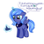 Size: 3000x3000 | Tagged: safe, artist:saralien, princess luna, alicorn, pony, g4, crown, crying, female, filly, high res, jewelry, regalia, simple background, solo, white background, woona, younger