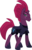 Size: 3000x4757 | Tagged: safe, artist:theartsyemporium, tempest shadow, pony, g4, my little pony: the movie, .svg available, armor, broken horn, eye scar, female, horn, mare, mohawk, raised eyebrow, scar, simple background, solo, transparent background, vector