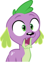Size: 7004x10000 | Tagged: safe, artist:foxarasta, edit, editor:slayerbvc, vector edit, spike, spike the regular dog, dog, equestria girls, g4, my little pony equestria girls, absurd resolution, accessory-less edit, bug-eyed, jaw drop, male, missing accessory, simple background, slackjawed, solo, spike the dog, transparent background, vector