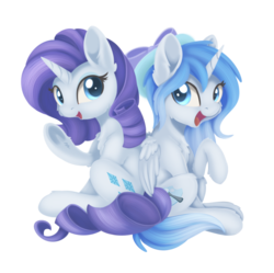 Size: 912x908 | Tagged: safe, artist:dusthiel, rarity, oc, oc:star, pony, unicorn, g4, female, mare, simple background, transparent background