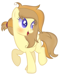 Size: 1024x1243 | Tagged: safe, artist:xmelodyskyx, oc, oc only, oc:ivory buttercup, pegasus, pony, female, mare, simple background, solo, transparent background