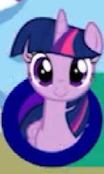 Size: 399x671 | Tagged: safe, edit, edited screencap, screencap, twilight sparkle, alicorn, pony, g4, cropped, female, happy, looking at you, quality, smiling, solo, twilight sparkle (alicorn)