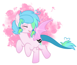 Size: 2636x2211 | Tagged: safe, artist:chococakebabe, oc, oc only, oc:fairie box, bat pony, pony, high res, male, rule 63, simple background, solo, stallion, transparent background