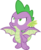 Size: 3952x4803 | Tagged: safe, artist:red4567, spike, dragon, g4, molt down, angry, looking up, male, simple background, transparent background, vector, winged spike, wings