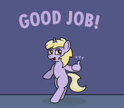 Size: 1194x1040 | Tagged: safe, artist:gogglesparks, dinky hooves, pony, unicorn, g4, female, filly, suddenly hands, thumbs up