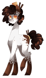 Size: 2263x3811 | Tagged: safe, artist:dazeyruch, oc, oc only, earth pony, pony, food, high res, male, simple background, solo, stallion, transparent background, waffle