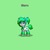 Size: 797x795 | Tagged: safe, oc, oc only, pony, pony town, female, green background, if you steal this you should feel bad, mare, simple background, solo