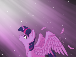 Size: 1600x1200 | Tagged: safe, artist:soulfulmirror, twilight sparkle, alicorn, pony, g4, female, solo, twilight sparkle (alicorn)