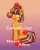 Size: 1024x1280 | Tagged: safe, artist:yoshimarsart, oc, oc only, oc:heart afire, pony, unicorn, male, obtrusive watermark, sitting, solo, stallion, watermark