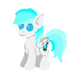 Size: 400x400 | Tagged: safe, artist:dash rocket, oc, oc only, oc:frostyee, ice pony, pegasus, pony, cute, male, simple background, solo, stallion, transparent background