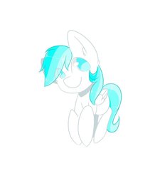 Size: 900x1000 | Tagged: safe, artist:glamis, oc, oc only, oc:frostyee, ice pony, pegasus, pony, blue eyes, cute, male, simple background, solo, stallion, white background