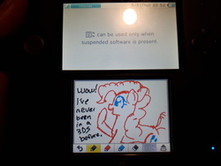 Size: 4608x3456 | Tagged: safe, artist:sdf1jjak, derpibooru exclusive, pinkie pie, g4, 3ds, irl, nintendo, photo