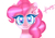 Size: 5000x3500 | Tagged: safe, artist:sweethearts11, pinkie pie, earth pony, pony, g4, :3, bust, female, heart eyes, portrait, simple background, solo, white background, wingding eyes