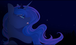 Size: 1300x781 | Tagged: safe, artist:mrgdog, princess luna, alicorn, pony, g4, crown, female, jewelry, mare, regalia, solo