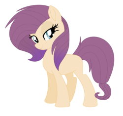 Size: 1172x1104 | Tagged: safe, artist:thunderspeedyt, oc, oc only, earth pony, pony, base used, blank flank, female, lidded eyes, mare, offspring, parent:big macintosh, parent:rarity, parents:rarimac, simple background, solo, white background