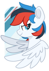Size: 2048x3000 | Tagged: safe, artist:cinnamontee, oc, oc only, oc:retro city, pegasus, pony, bust, female, high res, mare, portrait, simple background, solo, transparent background