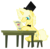 Size: 750x734 | Tagged: safe, artist:crystalponyart7669, pinkie pie, pony, unicorn, g4, base used, bill cipher, bowtie, hat, male, pizza head, ponified, simple background, stallion, top hat, transparent background