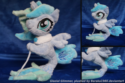 Size: 5142x3440 | Tagged: safe, artist:baraka1980, oc, oc:glazial glimmer, seapony (g4), irl, photo, plushie, solo