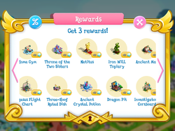 Size: 2048x1536 | Tagged: safe, gameloft, g4, my little pony: magic princess, board game, decoration, dragon pit, game screencap, netitus, no pony, shield, throne, topiary