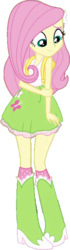 Size: 196x700 | Tagged: safe, edit, editor:grapefruitface, fluttershy, equestria girls, g4, female, not a vector, simple background, solo, transparent background