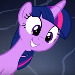 Size: 381x386 | Tagged: safe, screencap, twilight sparkle, alicorn, pony, a health of information, g4, cropped, female, happy, mare, smiling, solo, twilight sparkle (alicorn)