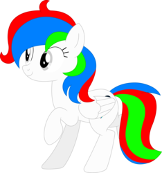 Size: 4011x4289 | Tagged: safe, artist:melodismol, oc, oc only, oc:mythic speed, pegasus, pony, absurd resolution, inkscape, raised hoof, simple background, solo, transparent background, vector