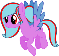 Size: 4234x4013 | Tagged: safe, artist:melodismol, oc, oc only, oc:star beats, pegasus, pony, absurd resolution, colored wings, female, flying, inkscape, mare, multicolored wings, simple background, solo, transparent background, vector