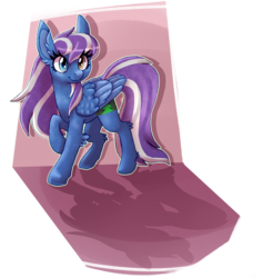 Size: 2297x2420 | Tagged: safe, artist:crunchycrowe, oc, oc only, oc:nightgleam, pegasus, pony, female, heterochromia, high res, mare, simple background, solo, transparent background