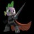 Size: 2000x2000 | Tagged: safe, artist:argos90, spike, dragon, g4, 3d, armor, baby, baby dragon, cape, clothes, cute, dragon knight, epic spike, fangs, green eyes, guardians of harmony, handsome, high res, knight, lance, male, spear, spikabetes, toy, weapon