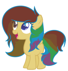 Size: 1091x1145 | Tagged: safe, artist:rachelclaraart, oc, oc only, pegasus, pony, base used, female, filly, heterochromia, simple background, solo, transparent background