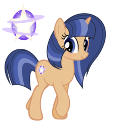 Size: 1676x1860 | Tagged: dead source, safe, artist:galaxynightyt, oc, oc only, oc:darling sentry, pony, unicorn, base used, female, mare, offspring, parent:flash sentry, parent:twilight sparkle, parents:flashlight, simple background, solo, transparent background