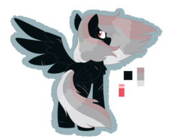 Size: 1731x1397 | Tagged: safe, artist:queenderpyturtle, oc, oc only, pegasus, pony, female, mare, reference sheet, scar, simple background, solo, transparent background