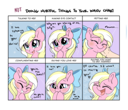 Size: 3600x3100 | Tagged: safe, artist:emberslament, oc, oc only, oc:bay breeze, pegasus, pony, bow, cute, dialogue, doing loving things, female, hair bow, heart eyes, high res, mare, meme, ocbetes, sweet dreams fuel, text, waifu, wingding eyes