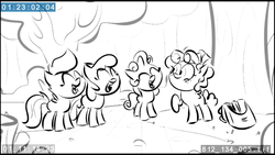 Size: 1136x640 | Tagged: safe, screencap, apple bloom, cozy glow, scootaloo, sweetie belle, g4, marks for effort, animatic, cutie mark crusaders, female, filly