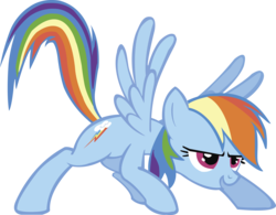 Size: 9837x7686 | Tagged: safe, artist:swivel-zimber, rainbow dash, pegasus, pony, g4, absurd resolution, female, mare, open mouth, simple background, solo, transparent background, vector
