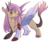 Size: 2562x2129 | Tagged: safe, artist:ask-ravenclaw, fluttershy, draconequus, g4, draconequified, female, flutterequus, high res, mismatched horns, mismatched wings, simple background, solo, species swap, transparent background, wings