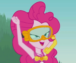 Size: 862x720 | Tagged: safe, screencap, pinkie pie, equestria girls, g4, my little pony equestria girls: better together, unsolved selfie mysteries, animated, armpits, cropped, cute, diapinkes, dive mask, female, foiled again, geode of sugar bombs, gif, goggles, snorkel, solo